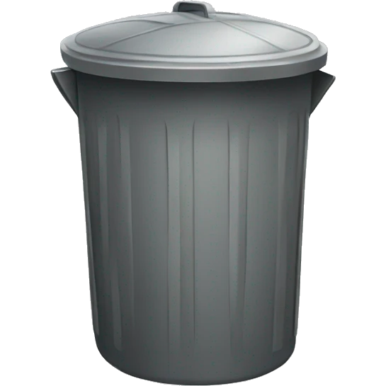 Trash can emoji