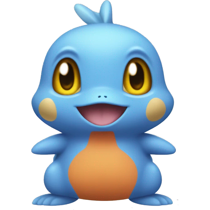 pokemon Mudkip, front face emoji