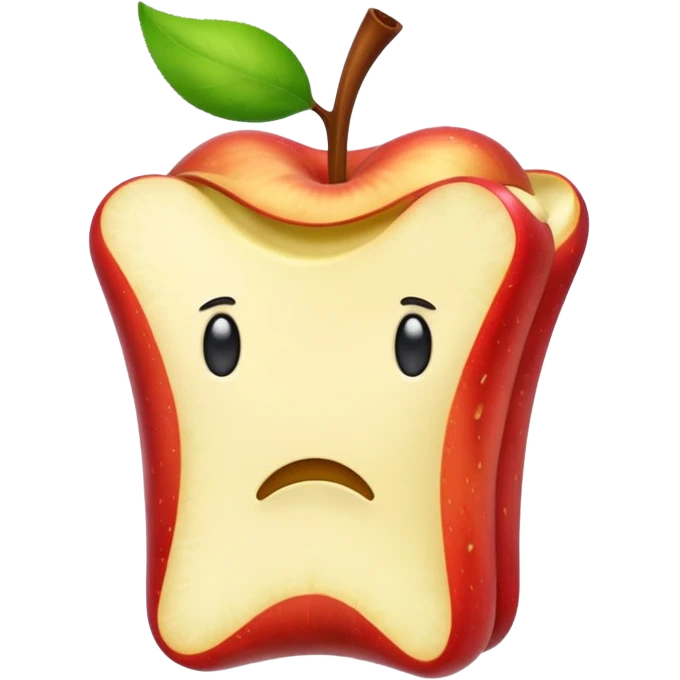 Apple core emoji