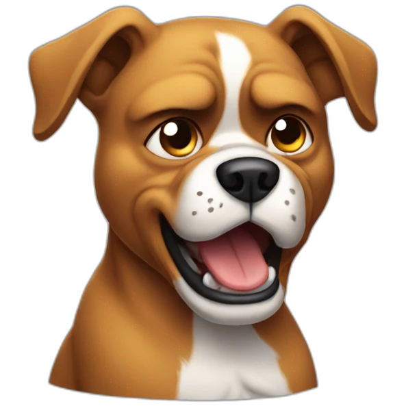 angry dog emoji