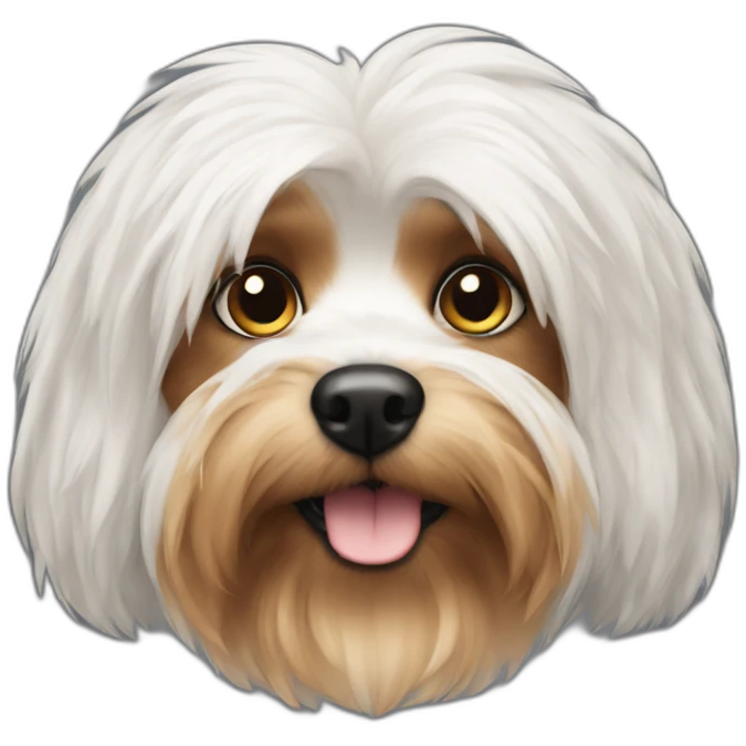 yorkshire, dog, short fur emoji