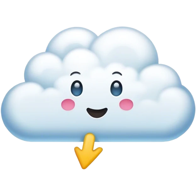 Cloud design  emoji