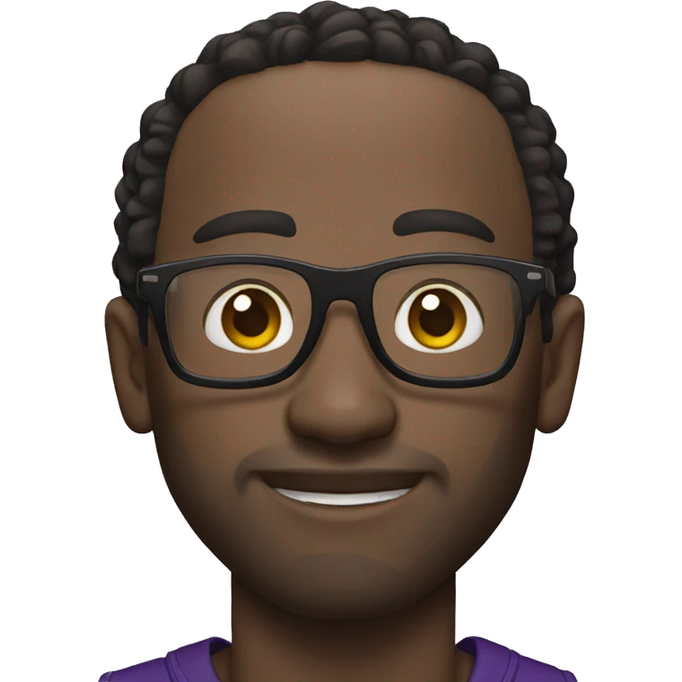 Kobe with glasses emoji