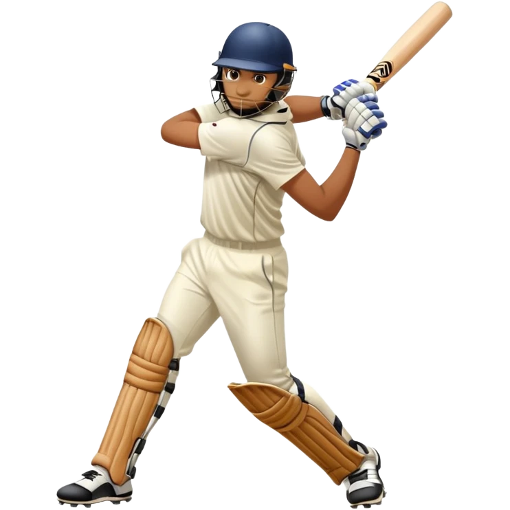 cricket player batting emoji