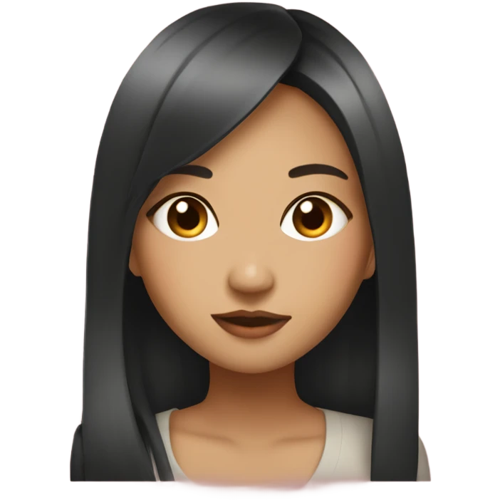 boujee asian girl emoji