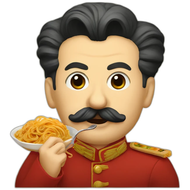 Stalin eats spaghetti emoji