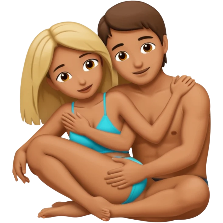 69 sex position of male female emoji