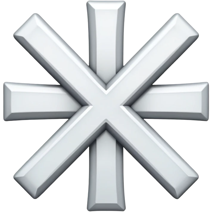 2 white Cross lines emoji