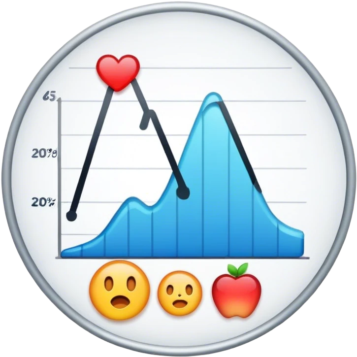  Chart decreasing emoji