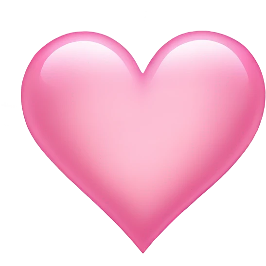 Light pink heart radiating rays of pink light  emoji