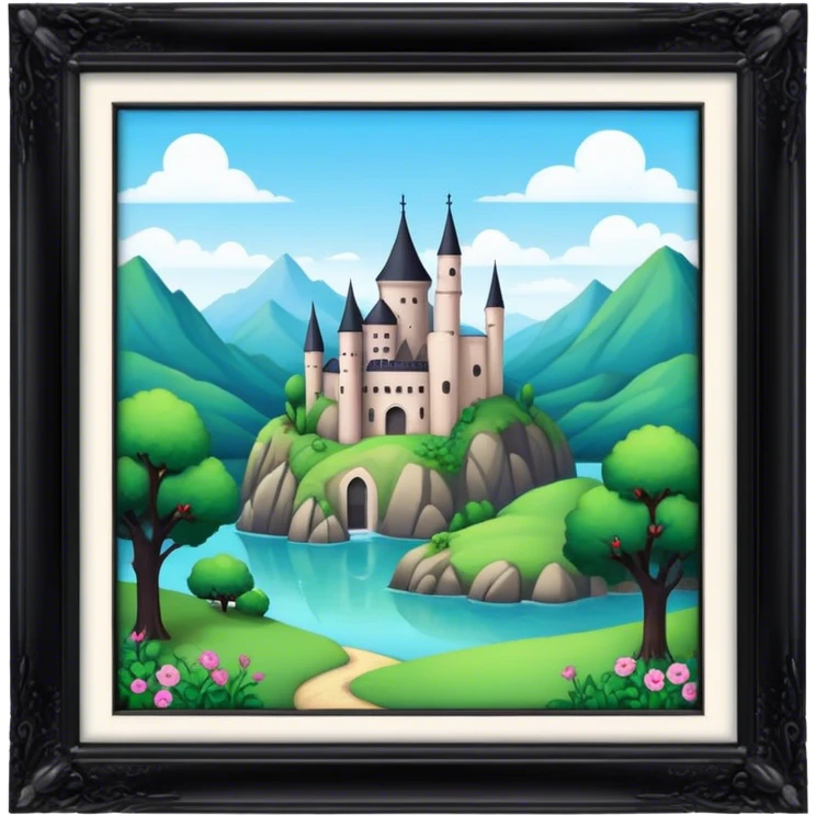 renaissance kawaii goth landscape emoji