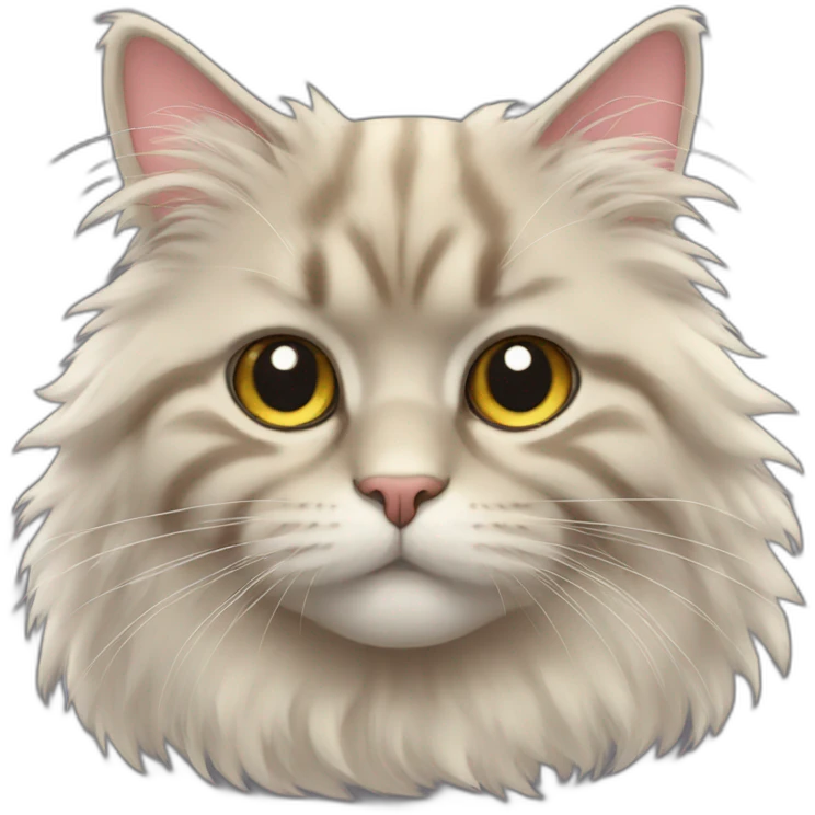 fluffy cat emoji