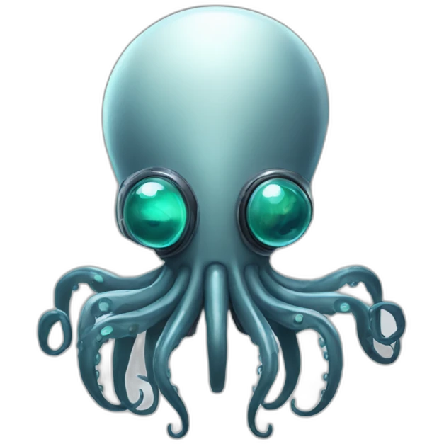 Robot squid emoji