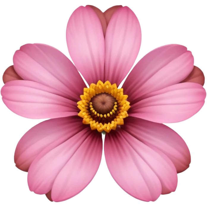 pink and brown flower emoji