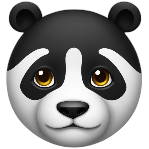 Panda power emoji