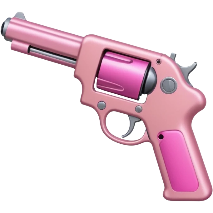 Image of only a hand Holding a pink gun emoji