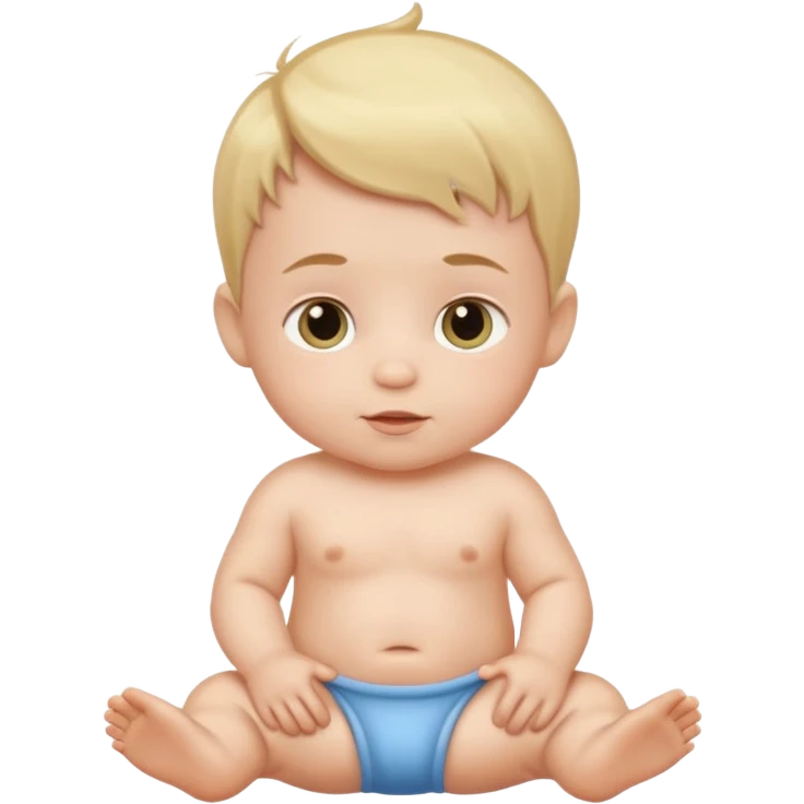 Baby boy, full figure emoji