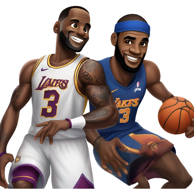 Dyson Daniel’s and LeBron James emoji