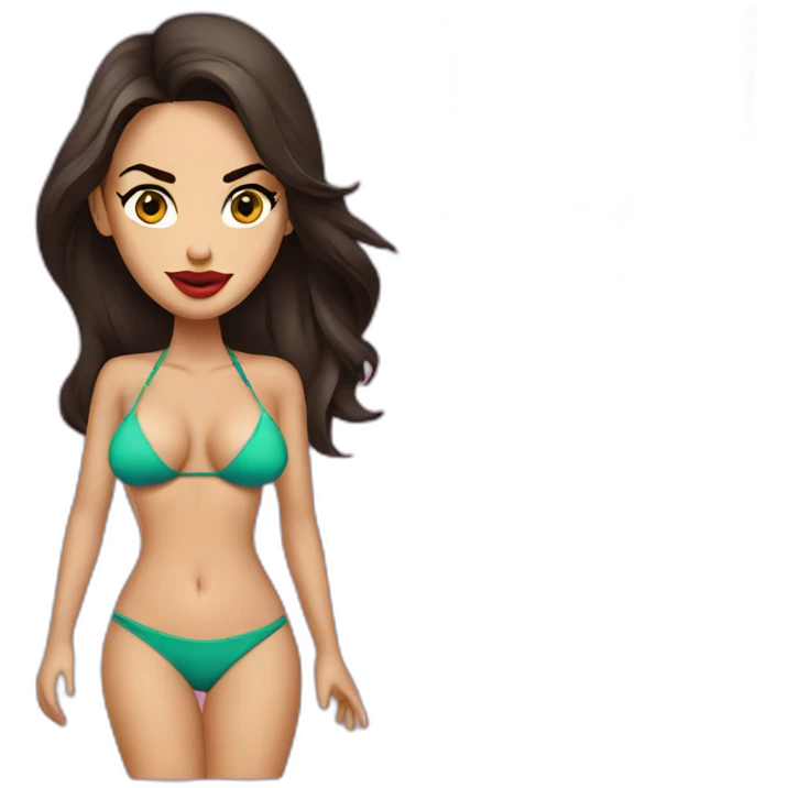 megan fox in a bikini emoji