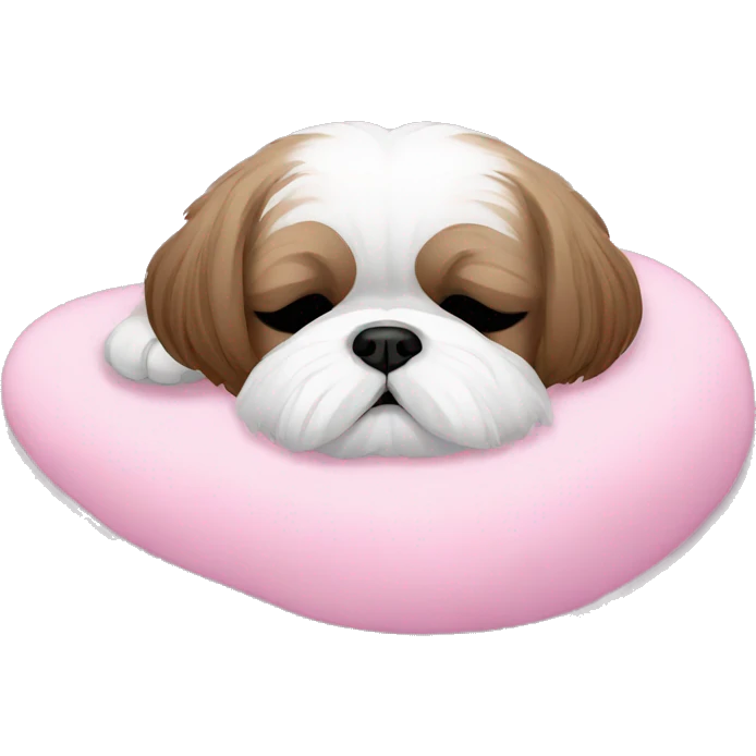 Shih tzu sleeping ZZZ emoji