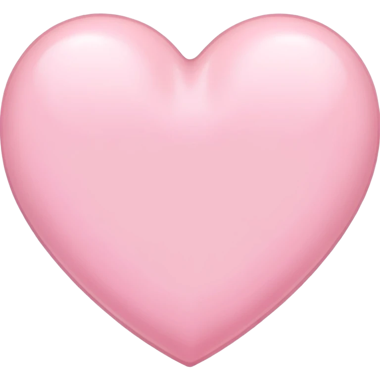 Pastell Pink Heart emoji