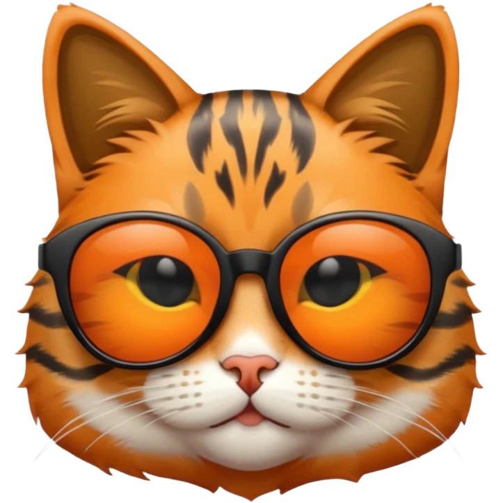 Cat wearing sunglasses emoji