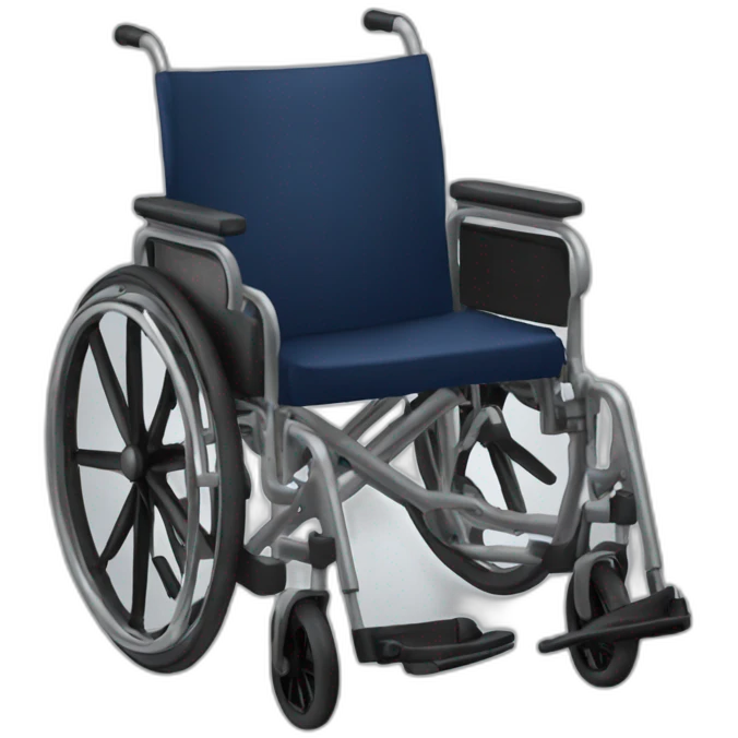 Macron en fauteuil roulant emoji