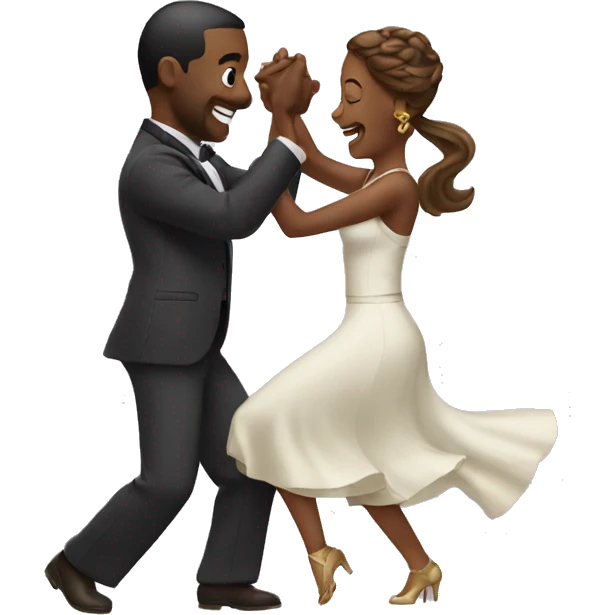 Couple dancing  emoji