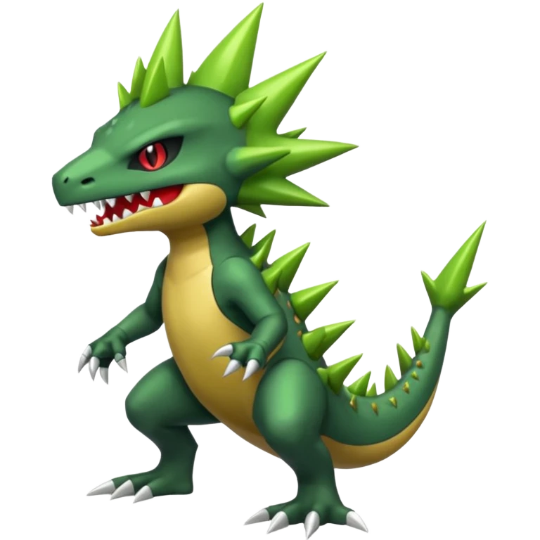 Fraxure-Haxorus-Axew-fusion (full body) emoji