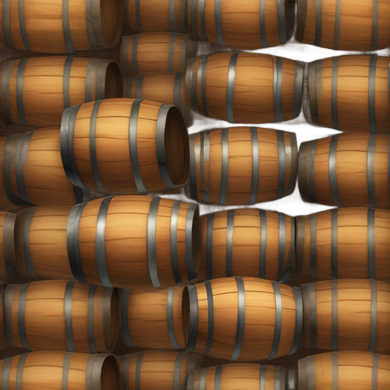 Very small bourbon barrel emoji