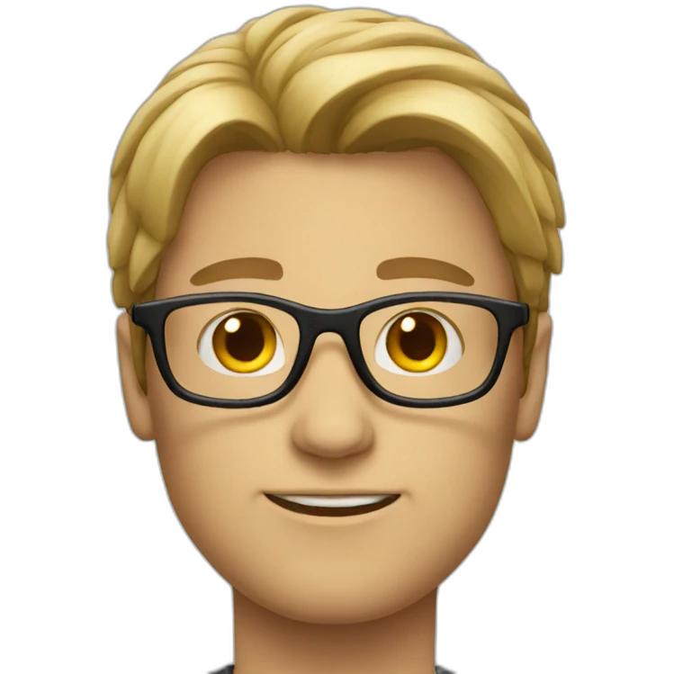 long-hair-male-glasses emoji