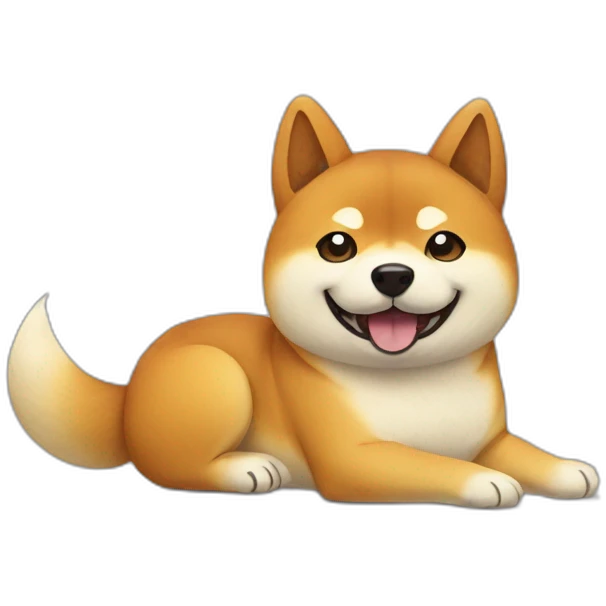 Shiba inu + totoro emoji