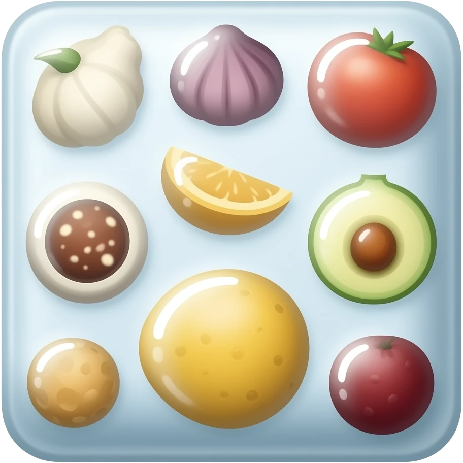 vector flat Frozen Foods emoji