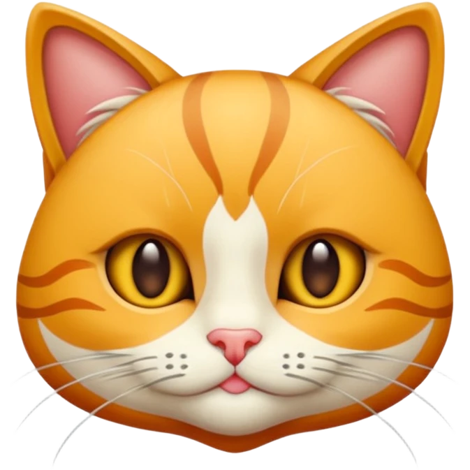 Tatlı bir kedi emoji