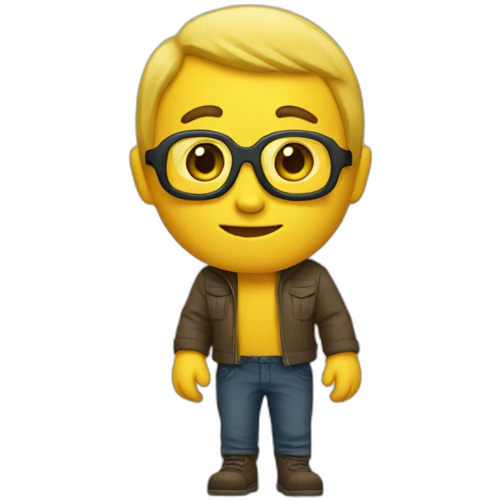 Singe jaune  emoji