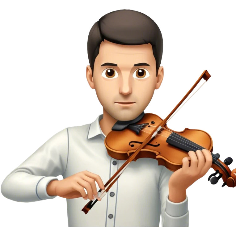Novak djokovic playing violin emoji