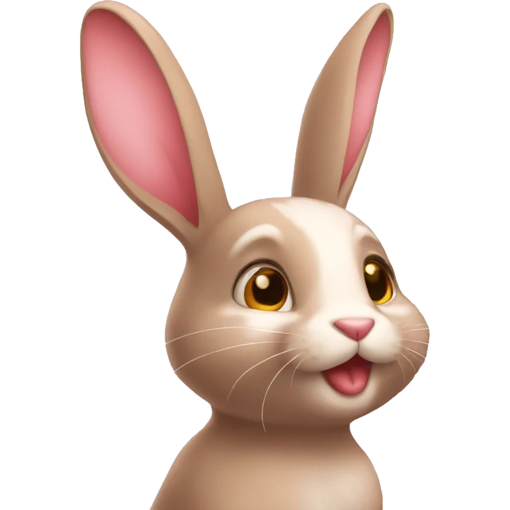 lapin rose emoji