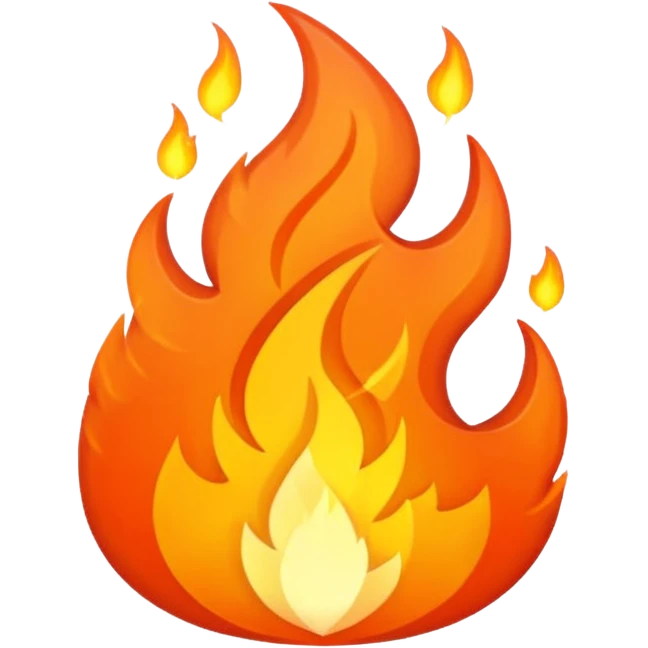 me un fuego pixeleado emoji