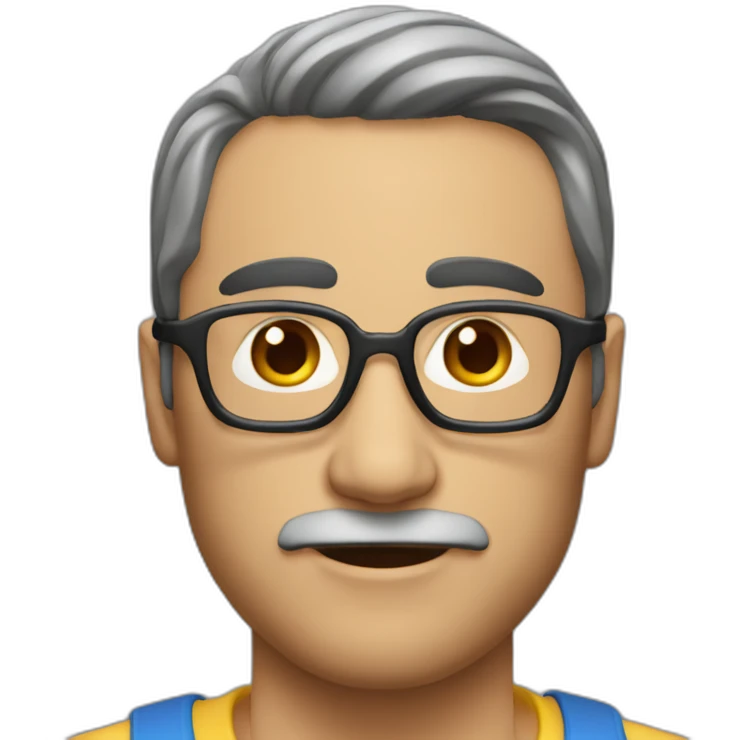 Men, cuerpo entero, Apple, 40 years old, 120 kilos, 1.90 m hight emoji