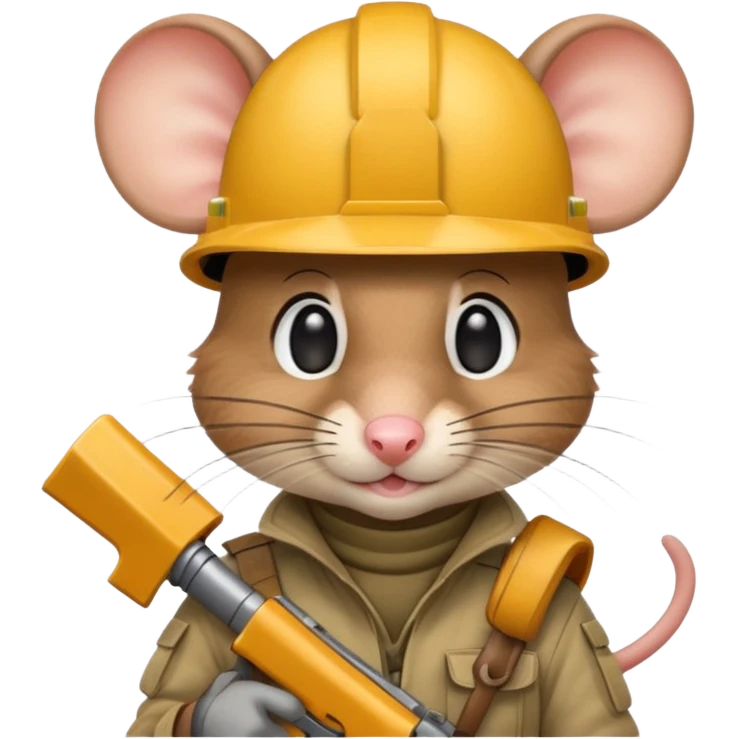 🐁🔫 belico emoji