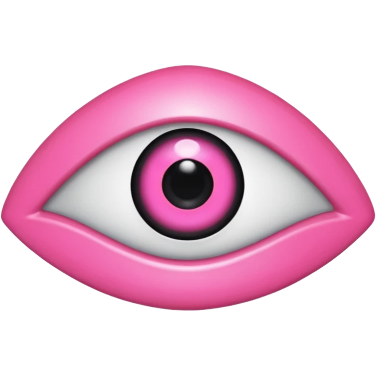 pink evil eye emoji emoji
