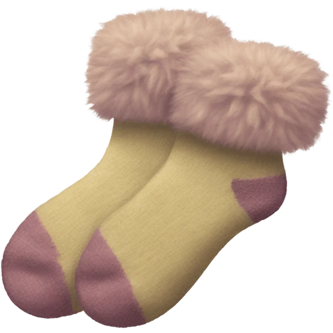 fluffy socks emoji