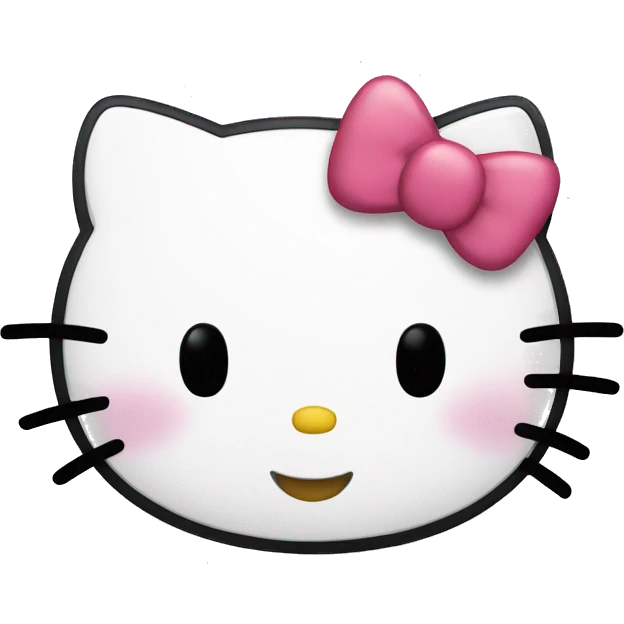 hello kitty laughing  emoji