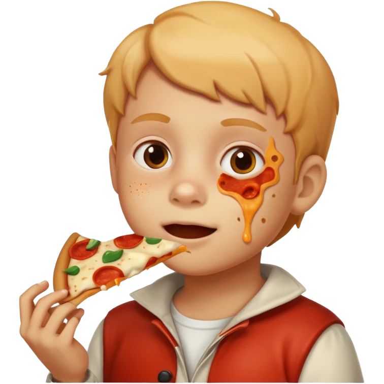 Child Eating Pizza emoji