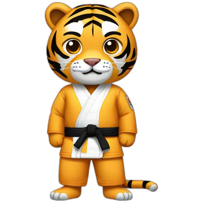 Jiu-jitsu Tiger emoji