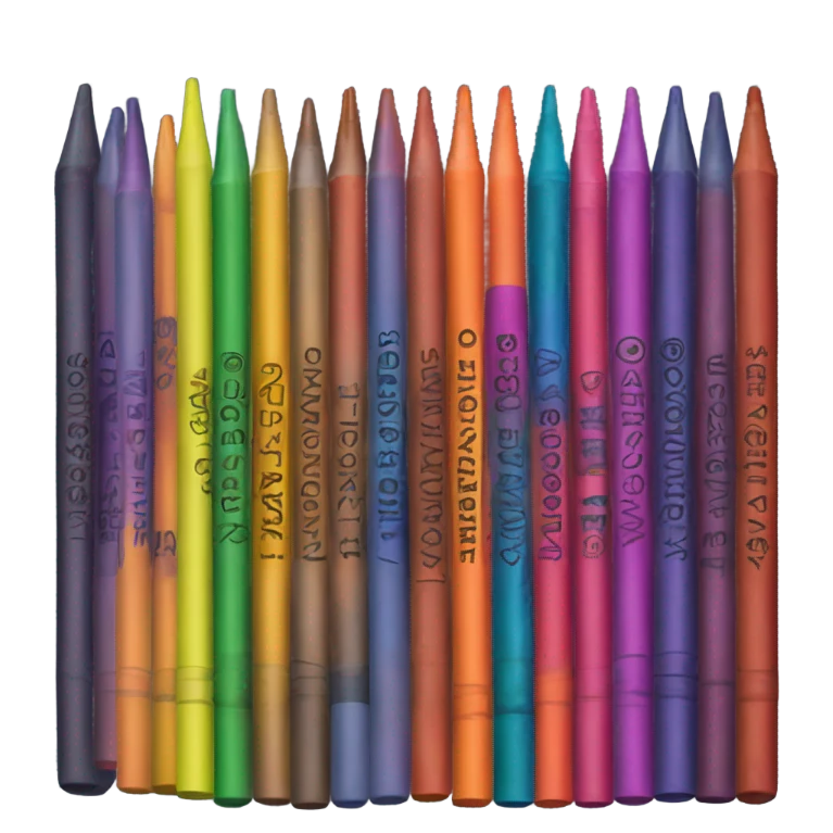 Crayons emoji