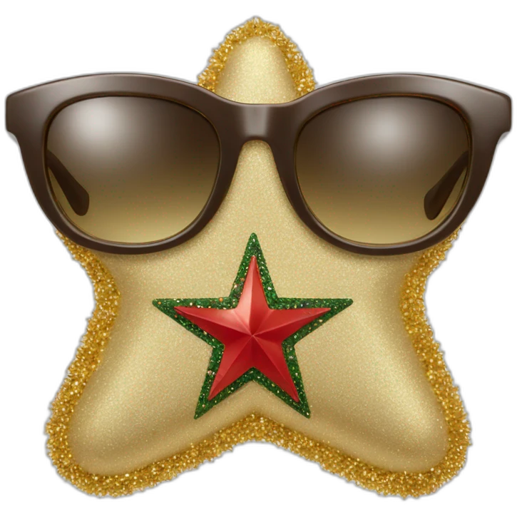 Christmas tree star from Gucci emoji