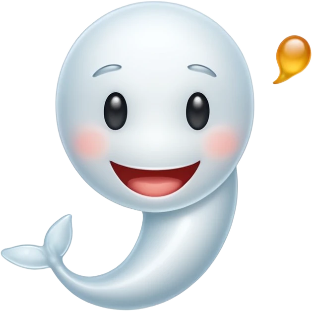 Sperm with smile emoji