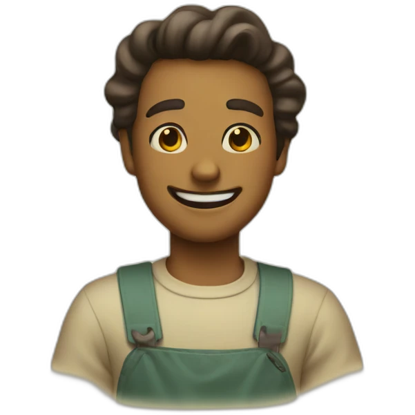 retro smile emoji