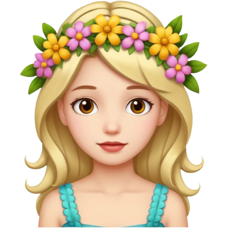 GIRL WITH FLOWERS emoji